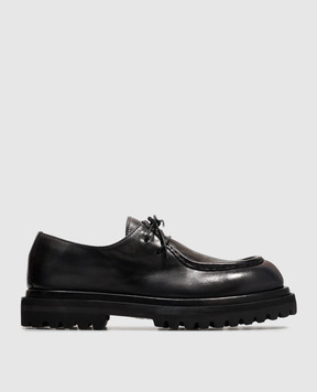 Officine Creative Wisal DD black leather derby shoes WISALDD125TCAVSUPERNER