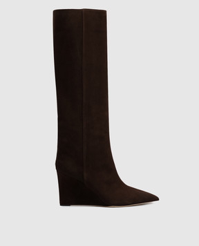 Jimmy Choo Blake brown suede boots BLAKEKB85SUE