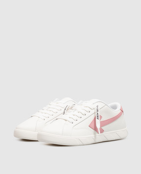 Off-White End of Play children's white sneakers with embossed logo OF06462655