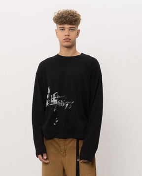 Ann Demeulemeester Black longsleeve Emil B0014671FA206