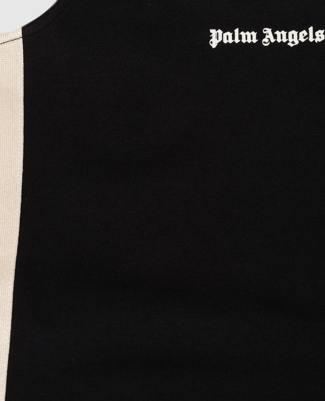 

Children's black dress with branded stripes Palm Angels