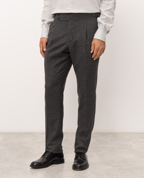 Pini Parma Gray wool pants TRFSANT