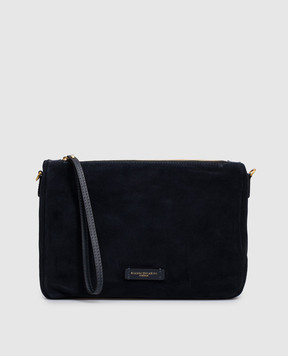 Gianni Chiarini Blue suede Nora bag BS10225CMPL