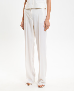 Max Mara White wool pants MSTQUASAR MSTQUASAR
