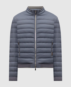 MooRER Gray down jacket STRAUSS STRAUSSS3