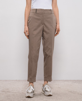 Peserico Brown pants A04629U01037