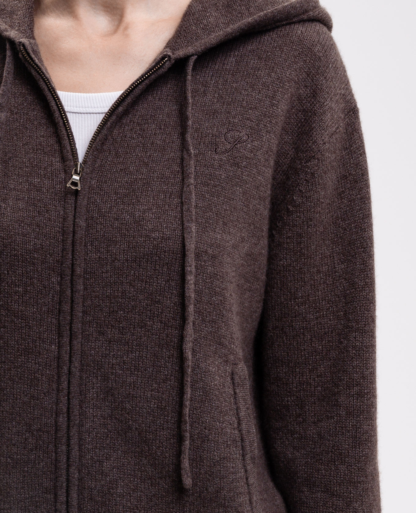 Brown cashmere and wool sports jacket Sporty & Rich 5