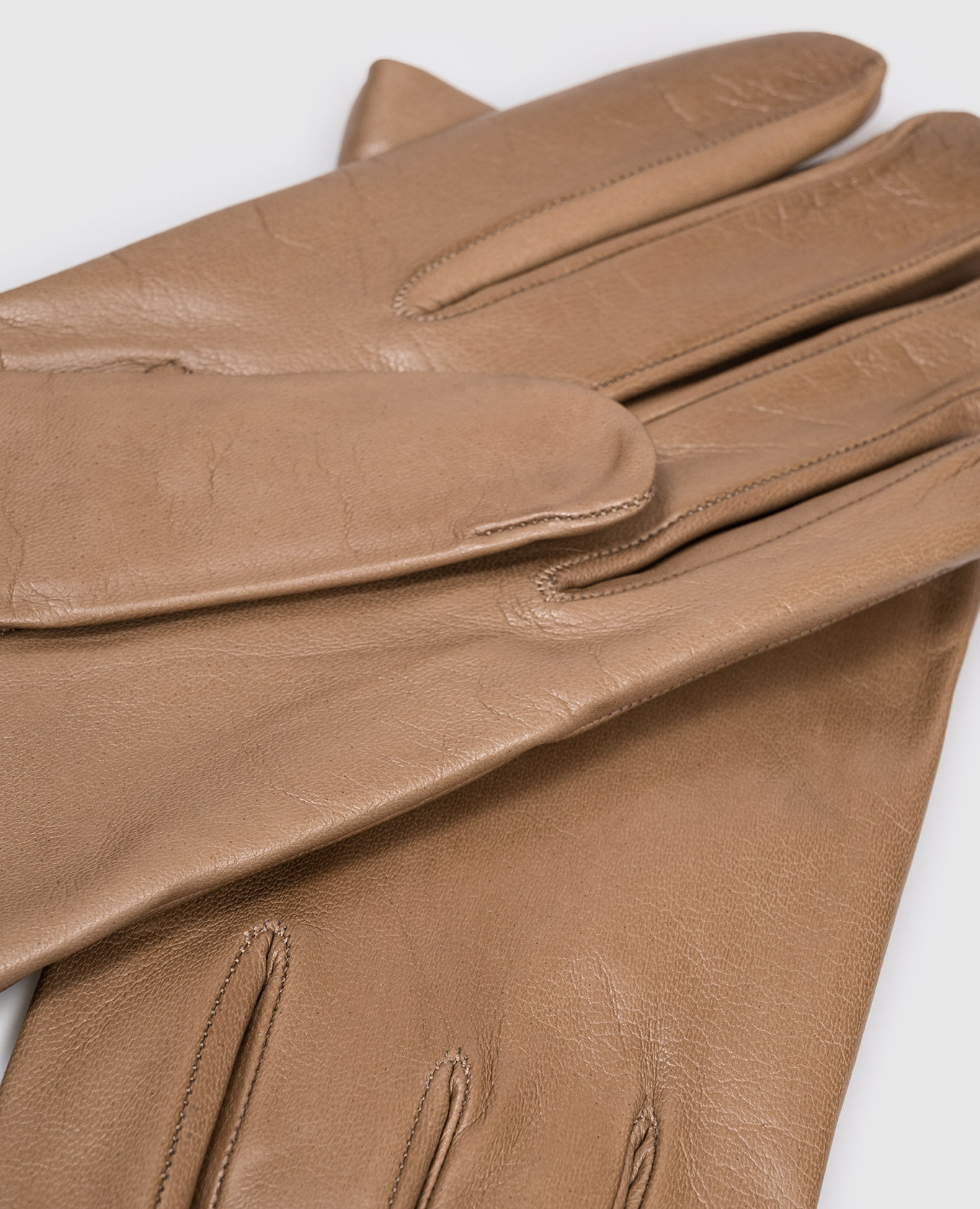 

Brown leather gloves Babe Pay Pls