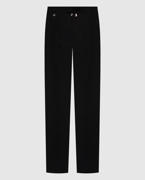 Stefano Ricci Black wool trousers M1T6100201W0008U