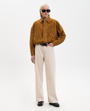 ARMA Frederica brown suede jacket 005L26102402