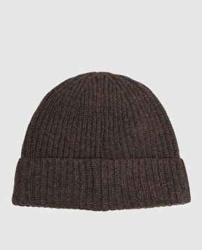 Stone Island Brown wool hat L2S15N100012S00B4
