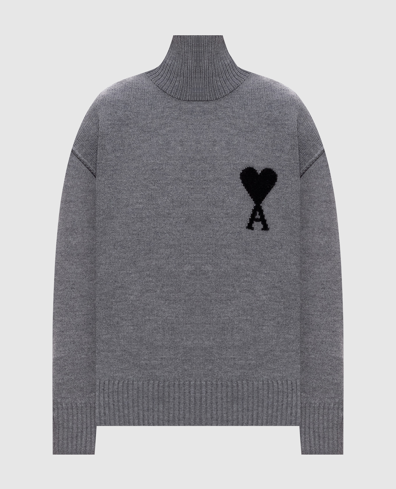 Gray wool sweater