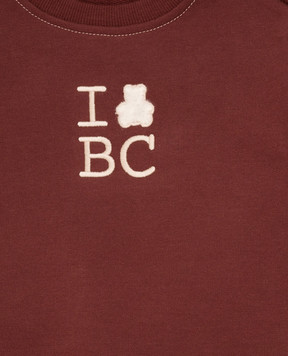Brunello Cucinelli Children's burgundy suit BN05NMT04R