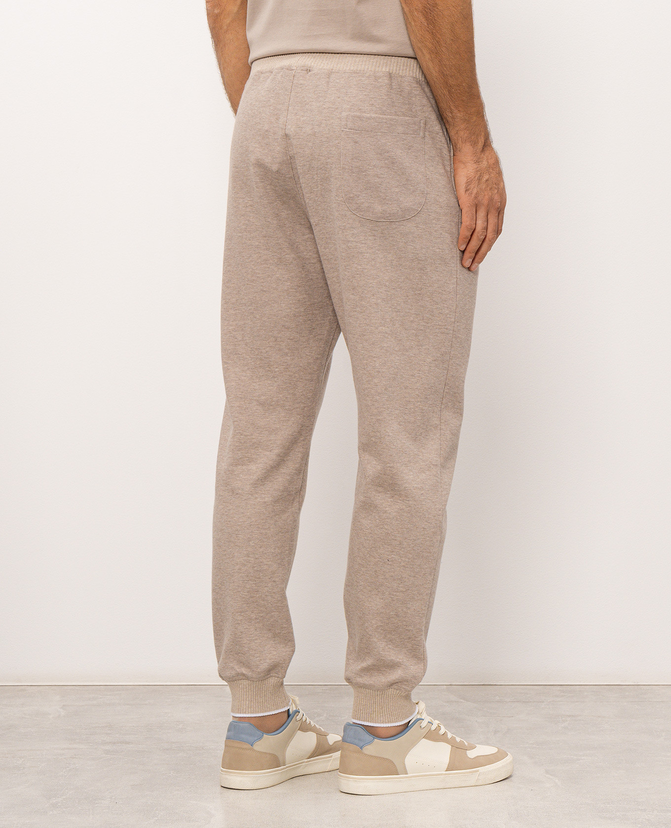 Beige jogger pants Pini Parma 4