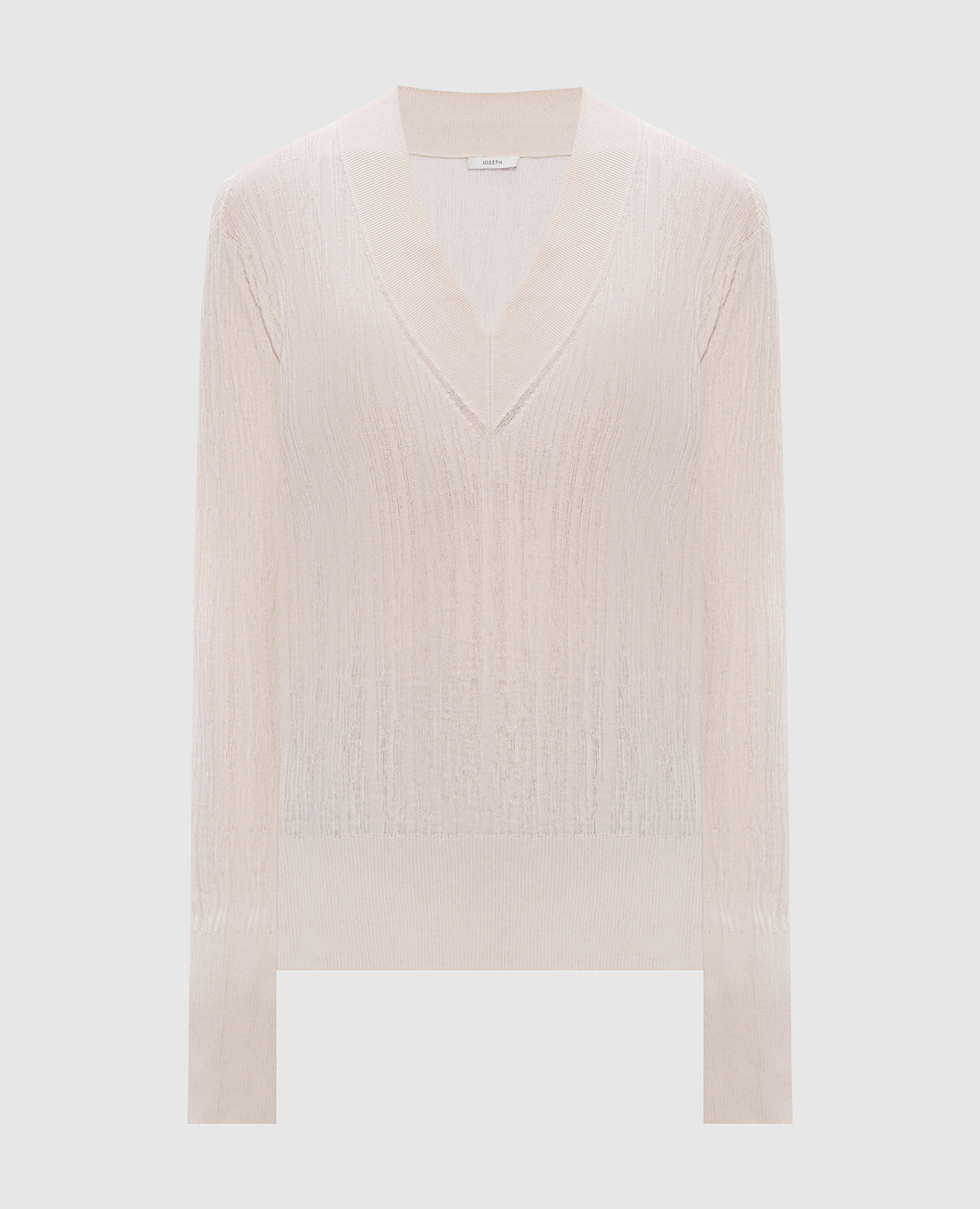 Beige Jardin pullover with silk JOSEPH