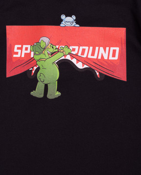 Sprayground Show the Shark Kids Black T-Shirt SPY1420BLK