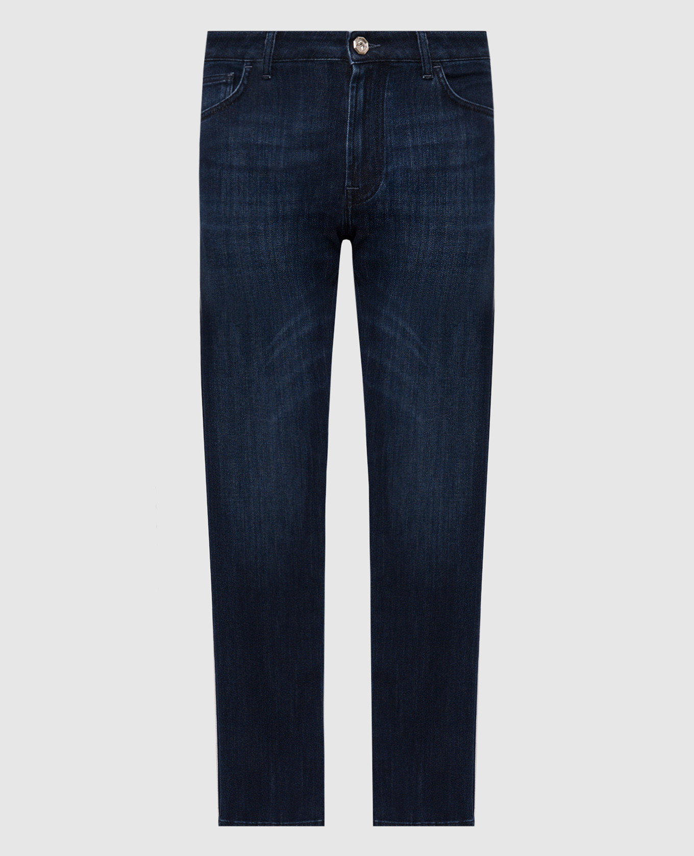 Blue jeans with a worn effect Stefano Ricci