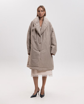 Magda Butrym Beige long jacket COAT02115726