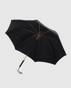 Pasotti Silver Eagle blue umbrella-cane OMITUO478RASOXFORD14