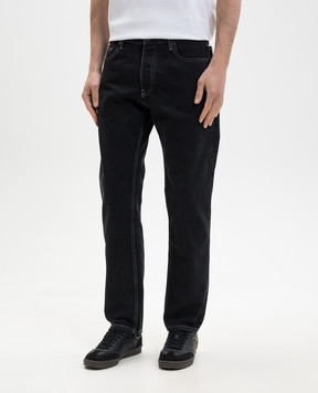 Off-White Black jeans with Half Arrow logo 44XYA175S26D001