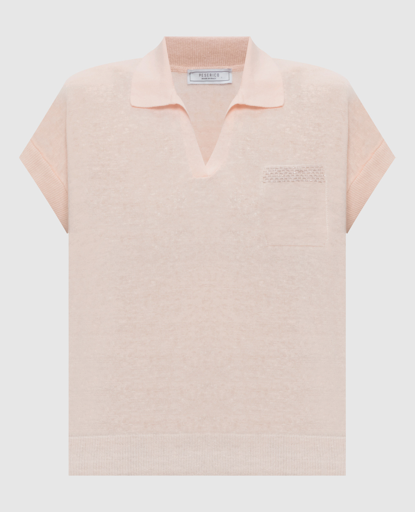 Pink top with linen
