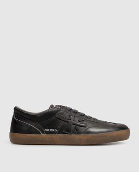 Premiata David dark gray leather sneakers DAVID