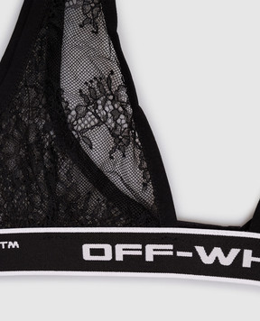 Off-White Black lace bralette OWUB004F25JER001