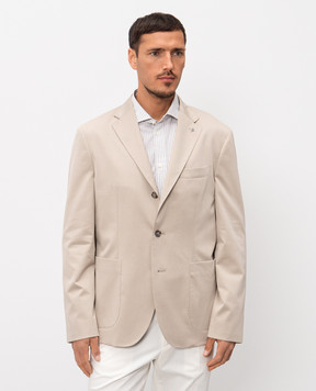Peserico Beige jacket with wool R5100908274
