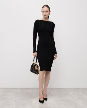 Twinset Black dress with logo 252TT3220
