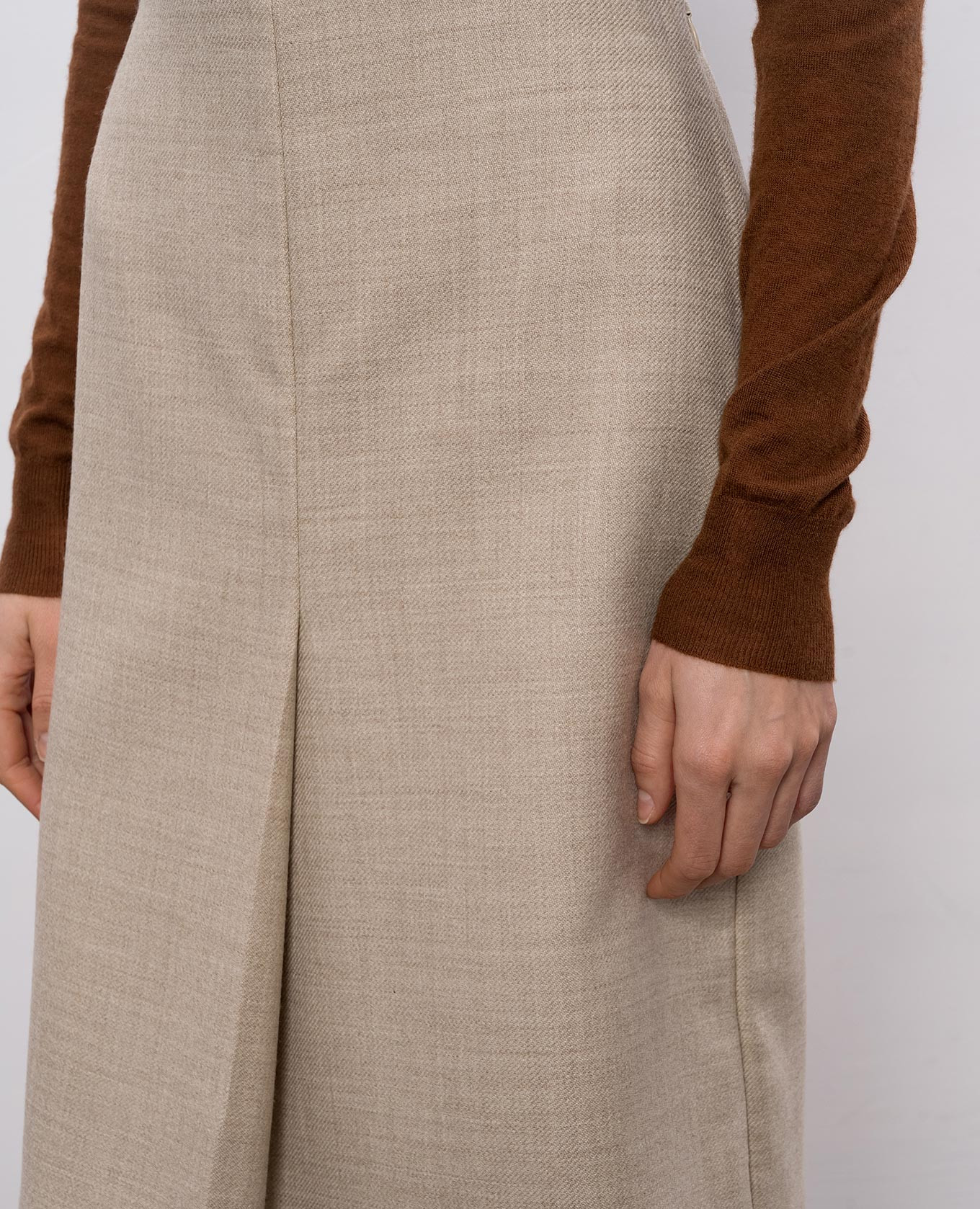 

Beige Duggan wool skirt JOSEPH