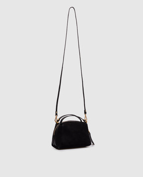 Gianni Chiarini Black suede bag Alifa BS8625CMSTEMU