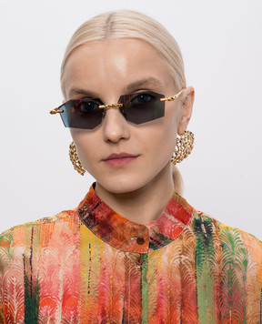 Kuboraum Gold Sunglasses H63 KRSH63GD0000004R