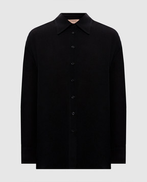 Twinset Black shirt with wool 262TF2071