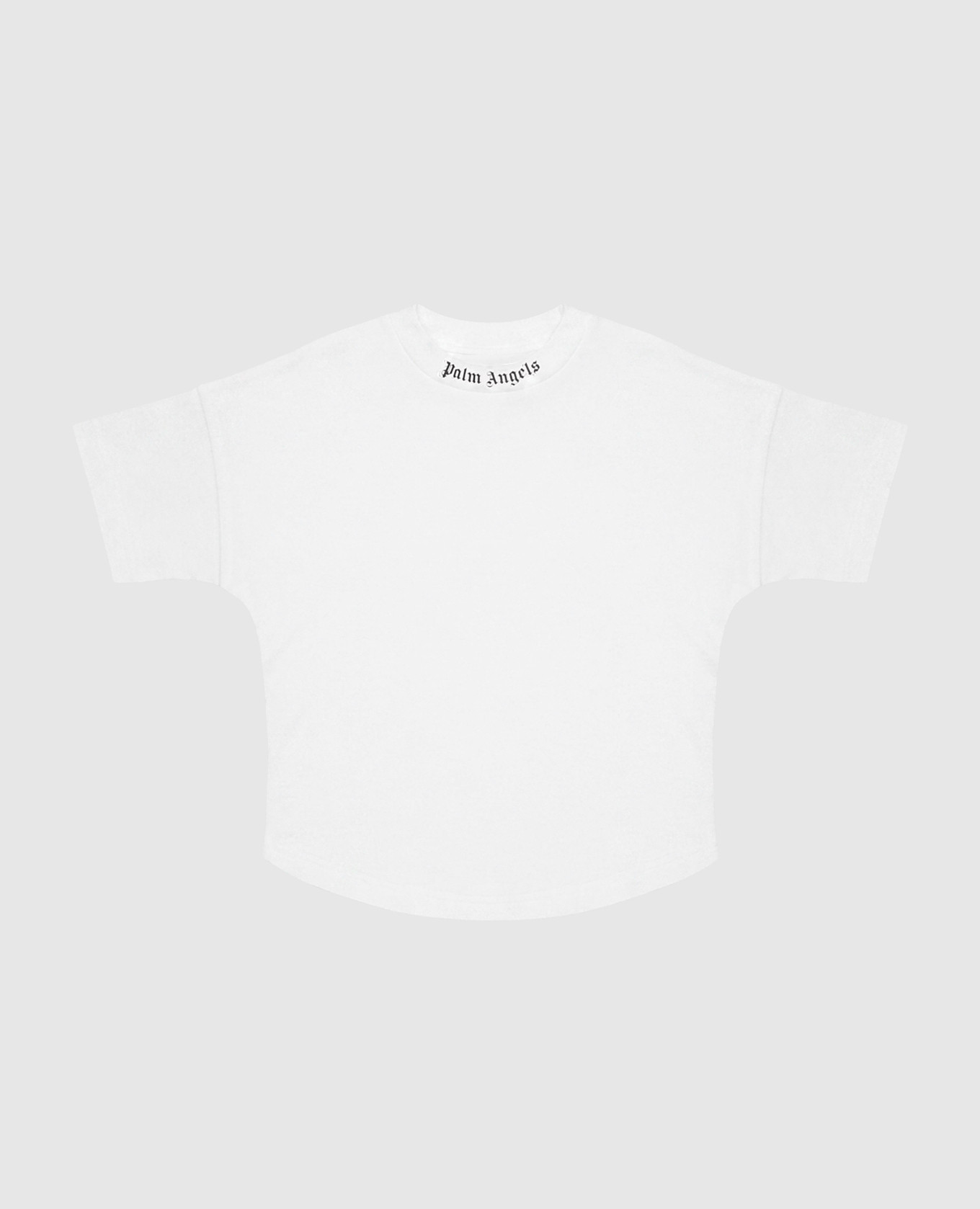 Children's white T-shirt with contrasting print
