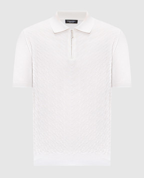 Stefano Ricci Ivory silk polo K818115P31F26281