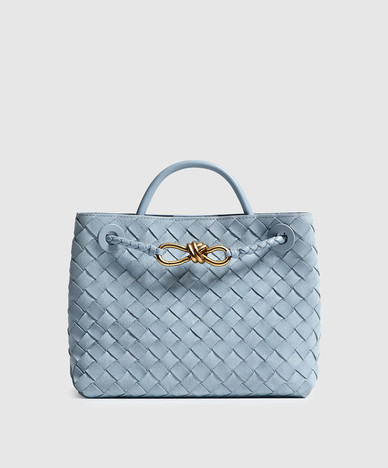Andiamo blue suede bag