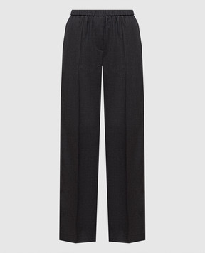 Peserico Gray wool pants A0484403472