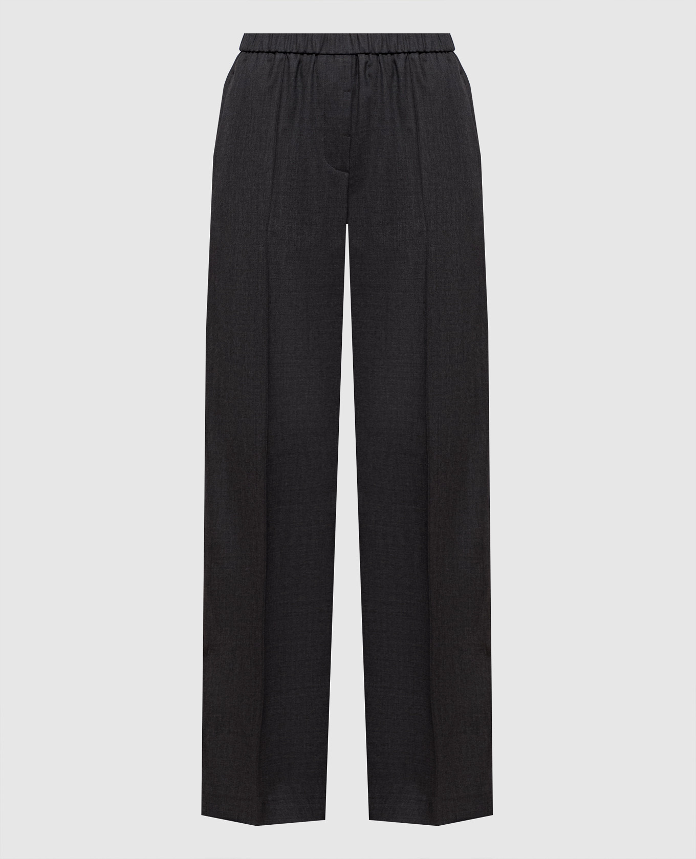Gray wool pants Peserico
