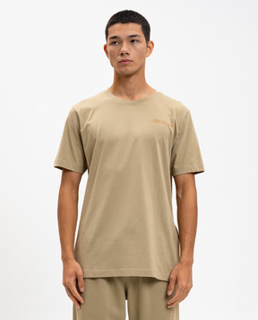 Off-White Ink Arrow khaki T-shirt 44MAA027F5J007