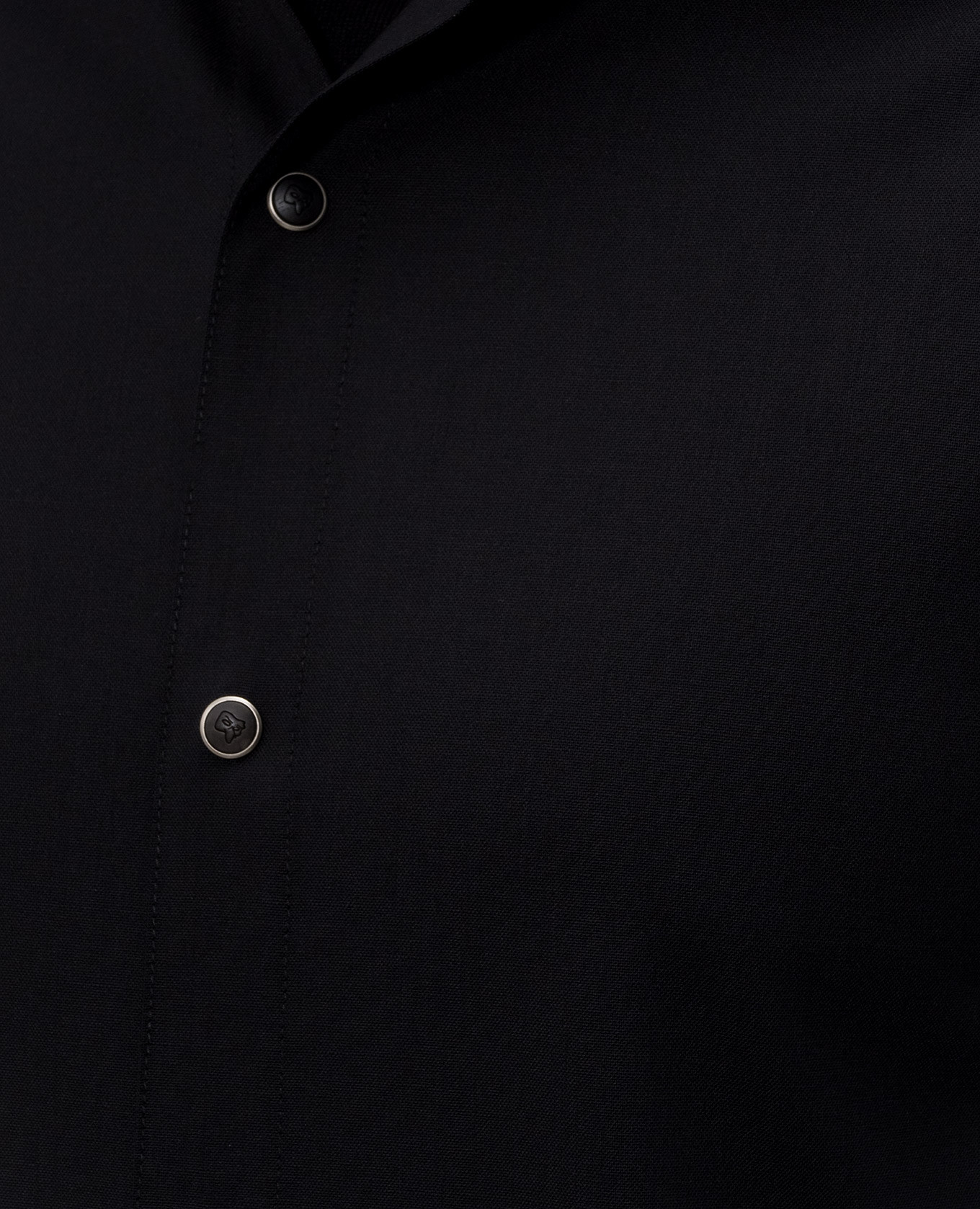 Black wool shirt Marco Pescarolo 5