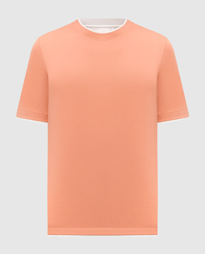 Brunello Cucinelli Orange T-shirt M0B137427