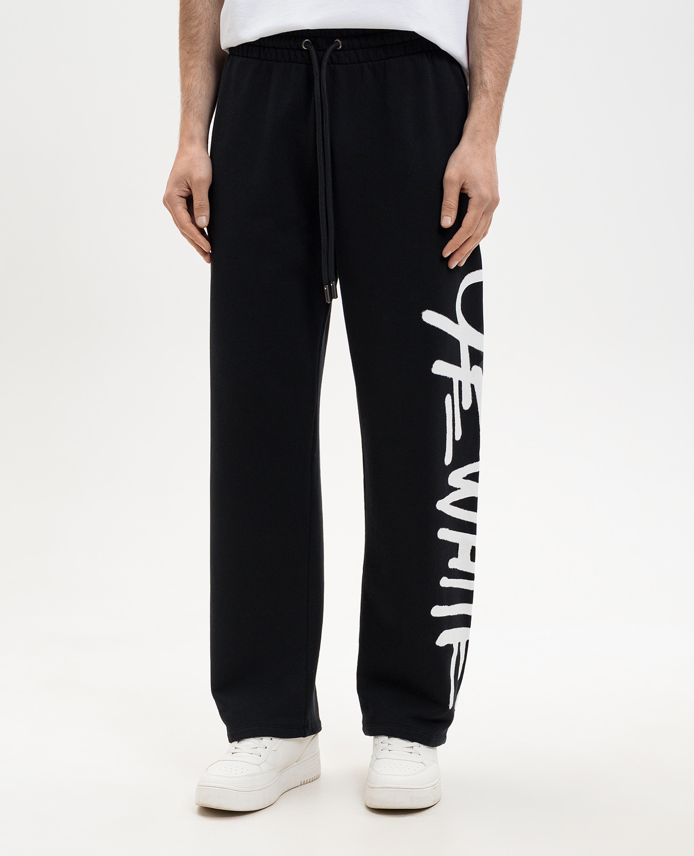 

Black sweatpants with contrast logo print Off-White