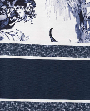 Baci Milano White Versailles tablecloth TAB4VER01