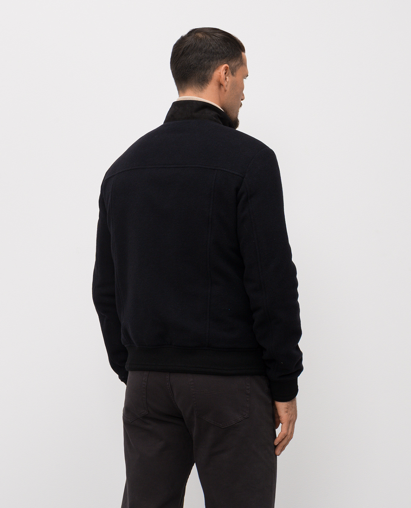 Blue combination jacket Canali 4