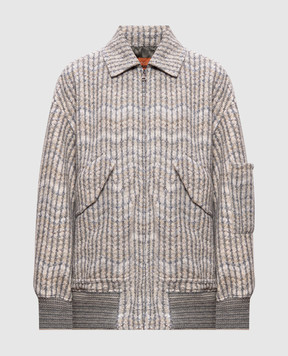 Missoni Gray cashmere jacket DS26WC06BC006H