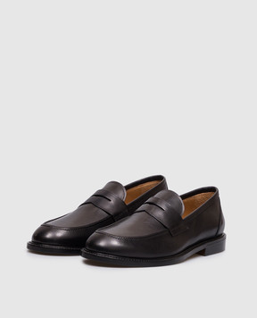 Kiton Black loafers USSA508N00100