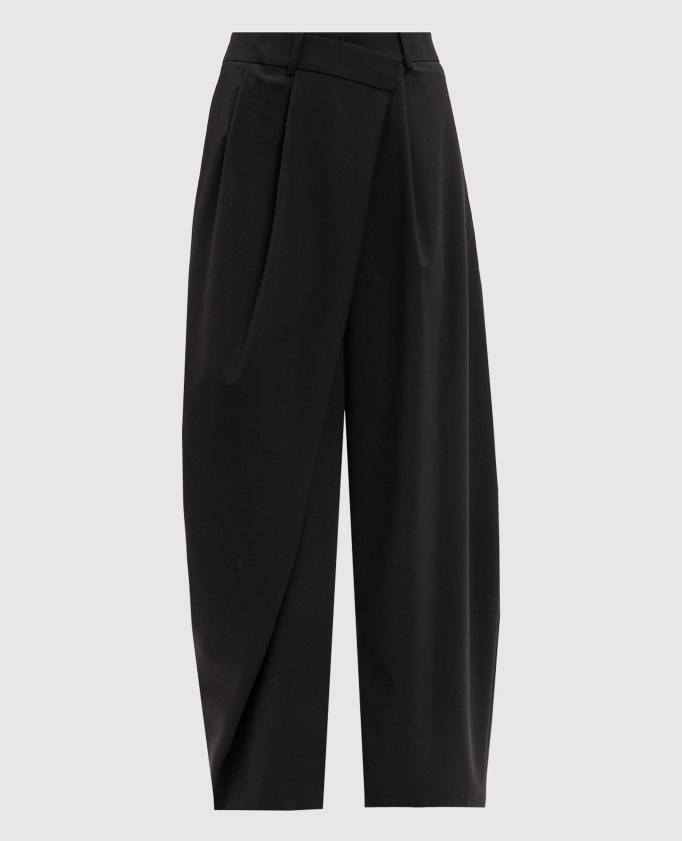 Pantalon noir en laine