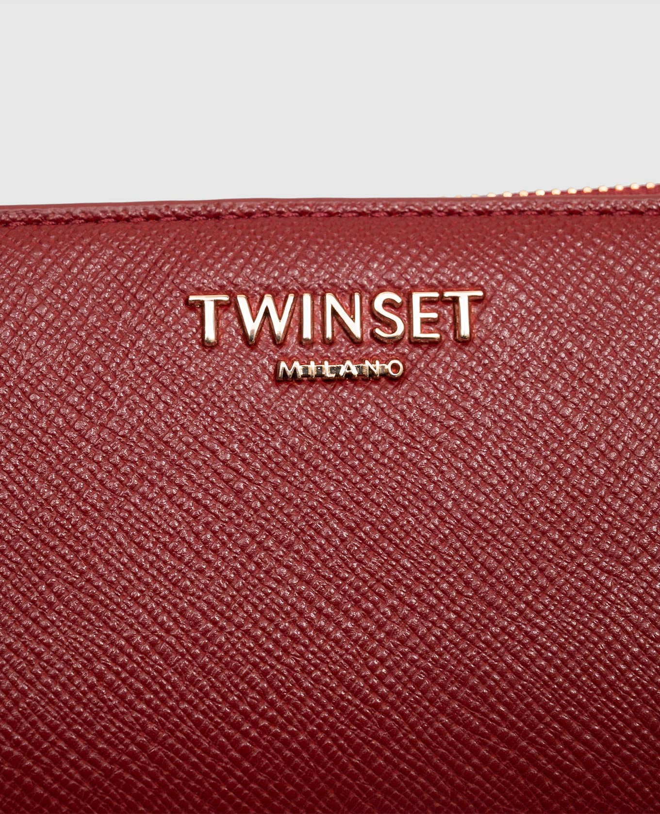 Burgundy purse Twinset 4