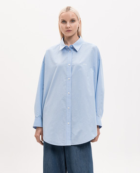 Juun.j Blue striped shirt JW6564W55Q