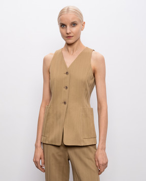 Max Mara Brown vest FALLA MXMFALLA